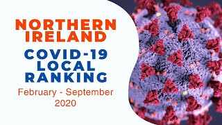 Léarscáil Covid-19 Thuaisceart Éireann | COVID-19 Norther Ireland Cases by District Councils