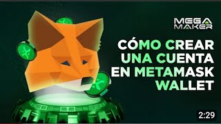 crear cuenta en metamask. como agregar la red de poligon. MEGAMAKER