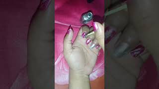 Christmas special nail art design | Beautiful easy nail art 💅 | Nail art | ANU's simple art & craft