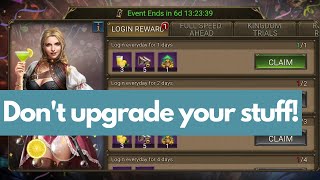 King of Avalon Lunar - Don't upgrade your equipment... Yet! Prepare for shop event