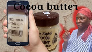 Baume  cocoa butter tu connais???#skincare #cocoabutter