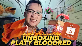 UNBOXING IKAN PLATY BLOODRED #shopee #unboxingvideo #ikanplaty