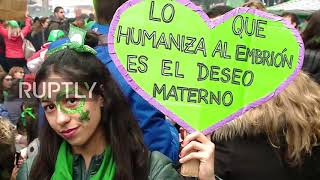 Pro-lifers and abortion activists face off in Argentina