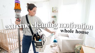 WHOLE HOUSE CLEAN WITH ME CLEANING MOTIVATION! 2023