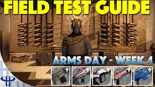 Destiny - The Taken King - Arms Day Field Test Guide - Oct. 7-13