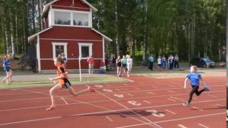 Pm-viestit Kiihtelysvaarassa 21.6.2016, T11 4 x 50 m maaliin