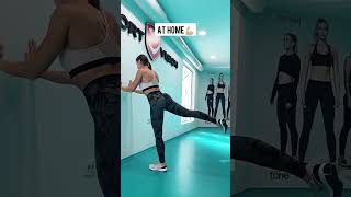 Gym VS Home 🔥 Booty exercise 🍑 - 🏋️ #fitness #workout #weightloss