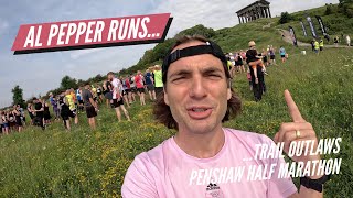 The hills (and spills) of the Trail Outlaws PENSHAW HALF MARATHON! - Al Pepper Runs