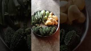 Karela , bhindi , aalu ki kalaugi 🧆 bharwa kalaugi @MasalaKitchenbyPoonam #shorts #viral #recipe