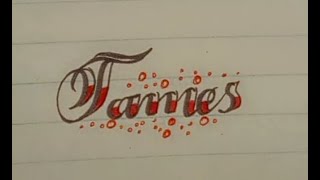 James name writing||today something new||#handwriting #calligraphy #viral #nameart #shorts