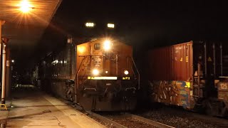 Night railfanning in Depew (2/10/24)