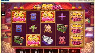 FORTUNE GIRL Online Slot Machine Live Play Free Spins Nice BONUS Win