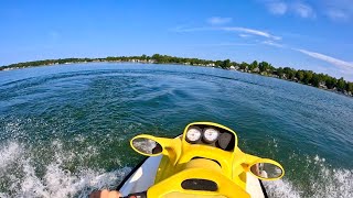 First time on a jet ski - 1997 Sea-Doo GTI - $180 garage sale deal