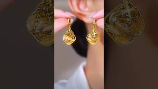 Beautiful Golden like Earrings ✨#shorts #earrings #youtubeshorts #fypシ゚viral #youtubeshorts