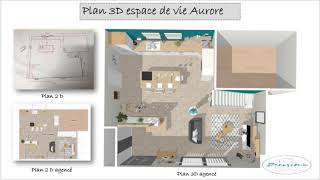 Décosimu - Projet 3D maison Aurore