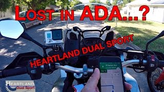 Lost in ADA, Oklahoma on the Honda Africa Twins..