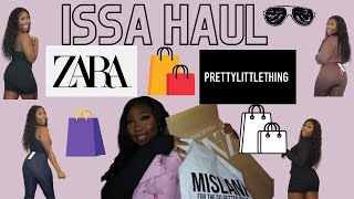 COLLECTIVE ZARA, PRETTYLITTLETHING & BLACK OWNED BUSINESS' HAUL | CUTE IN QUARANTINE