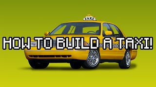 👉MCPE | HOW TO BUILD A TAXI IN MINECRAFT!