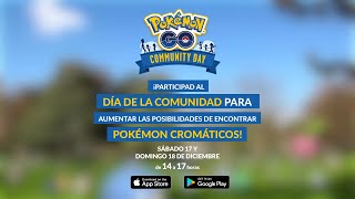 ¡Preparaos para el último #PokemonGOCommunityDay del 2022!