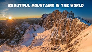 Famous Mountains of the World Drone 4K