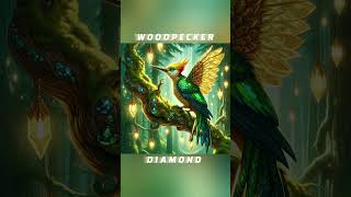 ✅ WOODPECKER AND DIAMONDS HYBRID BEAST REACTION ✅ #ai #hybridart #shortvideos #shorts