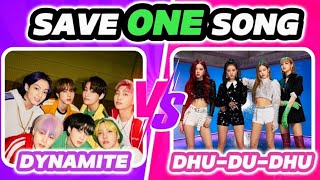 Save One Song: BTS VS BLACKPINK Kpop Battle!