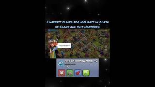 I haven't played Clash of Clans for 100 days and this Happened! Major Upgrades! #clashofclans