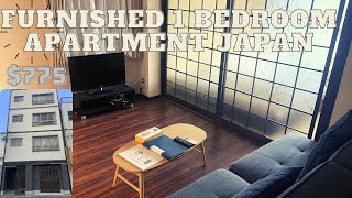 Fully Furnished 1 Bedroom Apartment in Osaka, Japan