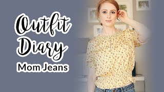 OUTFIT DIARY I HOW TO STYLE A MOM JEANS I Advance Your Style