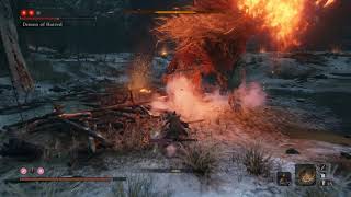 Sekiro Shadows Die Twice | Demon of Hatred Boss Fight (Mouse and Keyboard)