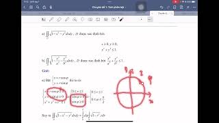 (Giải Tích Thực Nhiều Biến 2) Bài 4: Đổi Biến Sang Tọa Độ Cực (Tích Phân 2 Lớp)