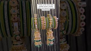 Rajwadi queen bangles set #bangles #wedding #bridaljewellery