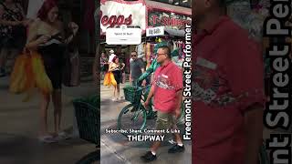 Vegas Street Performer Talent Or Not Comment #fremontstreetlasvegas  #oldvegas #streetperformer