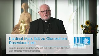 Kardinal Reinhard Marx betet den Rosenkranz