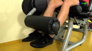 Oefening: isotone leg extension oefening