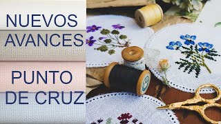 AVANCES Y TERMINADOS PUNTO DE CRUZ #crosstitch