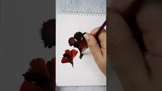 Creative Art Ideas - Easy to do Flower Painting I PlantFactory