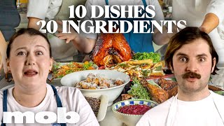 Make a 10 Dish Christmas Feast Using ONLY 20 Ingredients