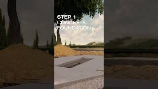 How to Build an Elliptical Water Feature #shorts #tutorial #tuscany