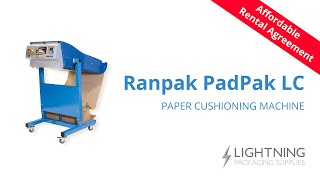 padpak lc paper cushioning machine