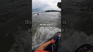 What would you have done? #closecall #fail #fails #crash #jetski #sendit #2stroke #pov #boating