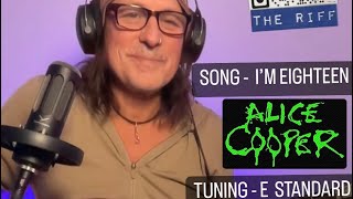 Alice Cooper - I’m Eighteen || Ryan Roxie's Enjoy the Riff (Full)