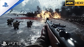 (PS5) D-DAY - Operation Tonga 1944 | Realistic ULTRA Graphics Gameplay [4K 60FPS HDR]Call of Duty