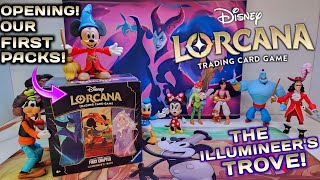 TIME TO OPEN DISNEY LORCANA TCG! Incredible Illumineer's Trove Unboxing!