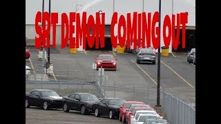 Dodge SRT Demon's roaming around the back lot at the Chrysler Brampton Plant