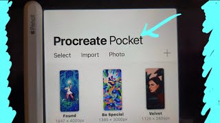 (Not real) Apple Pencil works in Procreate Pocket 😱😱😱 - SHORTS