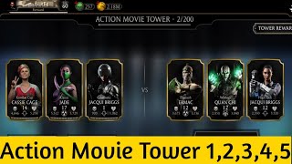 Mortal Kombat mobile Action Movie Tower Fight 1-5