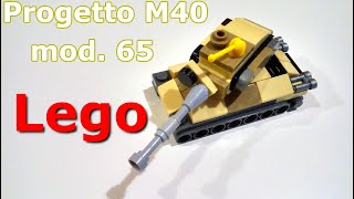 Лего мини танк Progetto M40 mod. 65 (самоделка из лего)