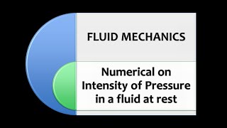 Numerical on calculation of pressure intensity in fluid at rest