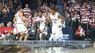 Arizona Men's Basketball moves up in AP Top 25, U of A Football preps for Houston